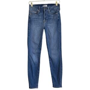 Good American Good Legs Women's Distressed Skinny Jeans SZ 4/27